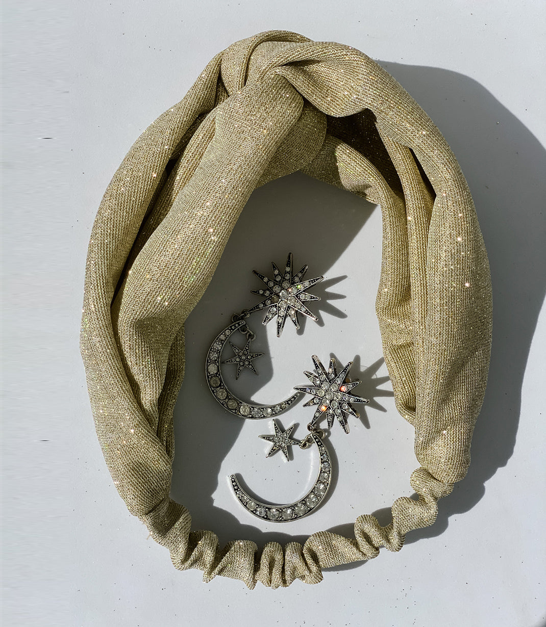 Headband Luxe | Light Gold Glitter - BySi Collection