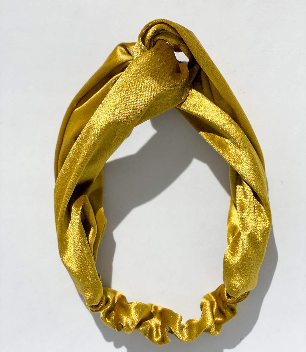 Headband Luxe | Gold Velvet - BySi Collection