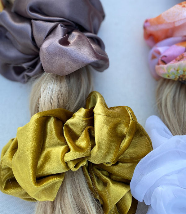 Scrunchies Luxe | Gold - BySi Collection