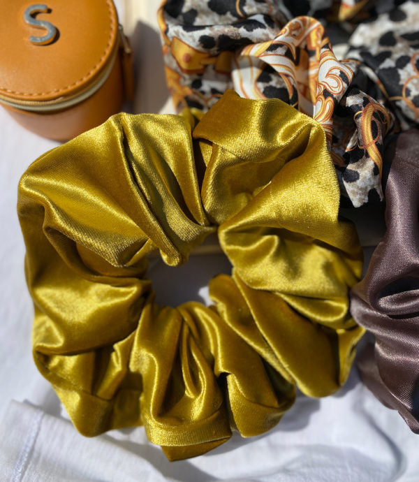 Scrunchies Luxe | Gold - BySi Collection