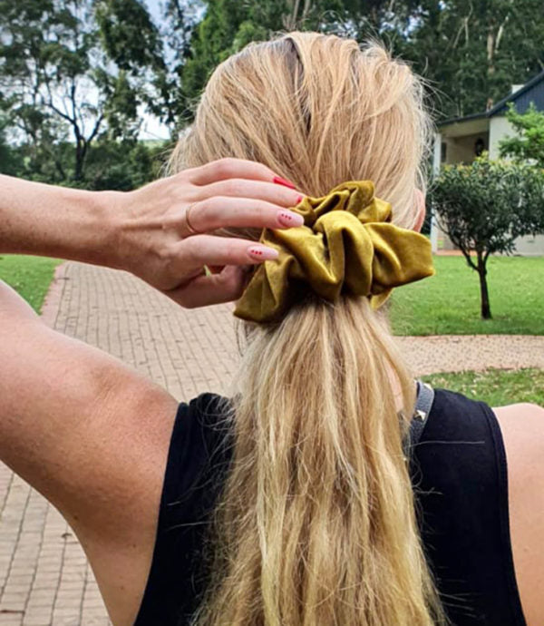 Scrunchies Luxe | Gold - BySi Collection