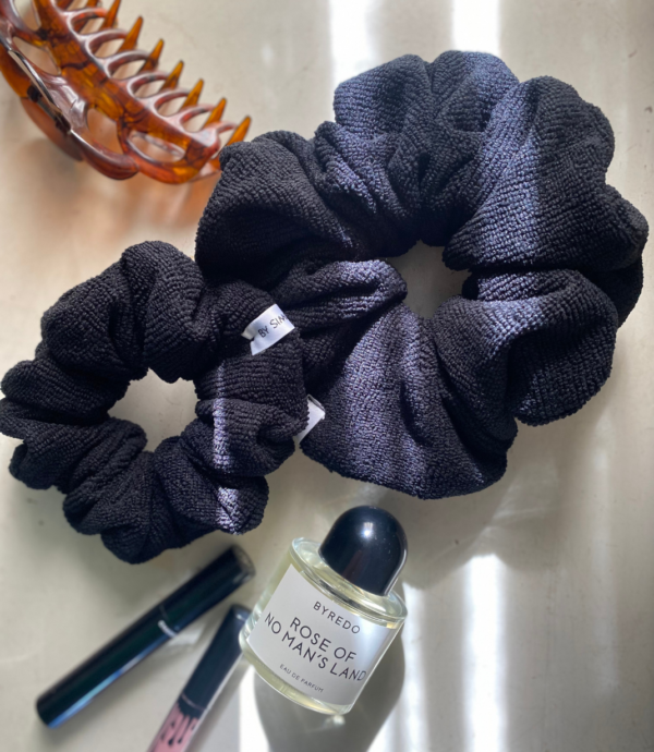 Towel Scrunchies | Black - BySi Collection