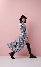 Zuri Dress | Zebra Print - BySi Collection