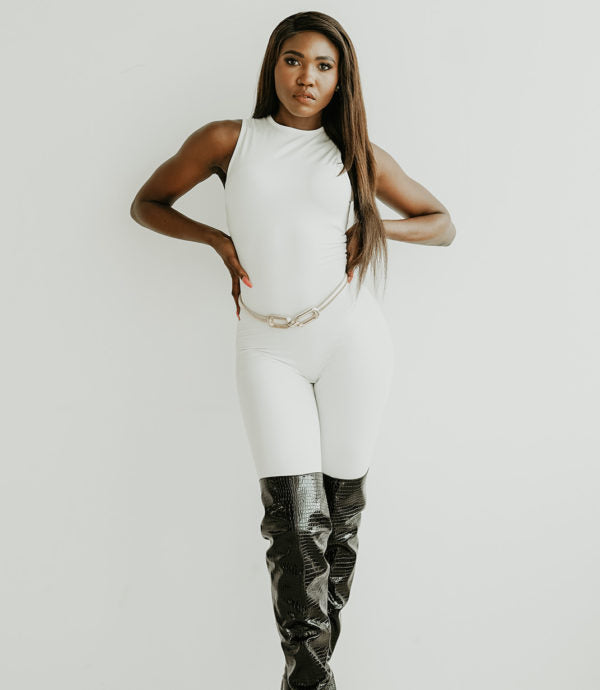 Mayumi Jumpsuit | White - BySi Collection